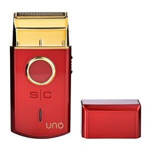 Cordless Foil Shaver Travel Size Gold Titanium Portable for Face Skin
